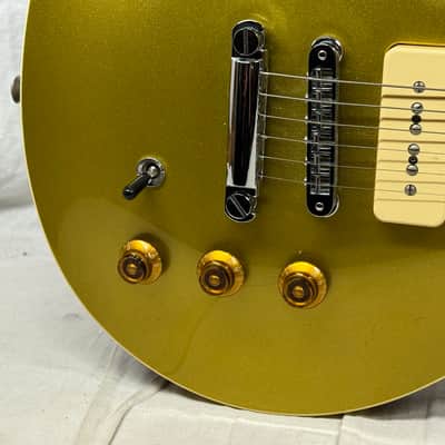 Hamer USA Studio Custom P90 Guitar with Case 1995 - Gold Top goldtop image 5