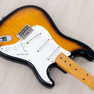 2006 Fender DiMarzio Collection ‘54 Stratocaster ST54-120DMC Sunburst Lacquer, Near-Mint w/ Tweed Case, Japan MIJ image 9