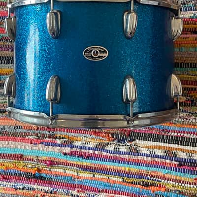 Slingerland 1970’s 14” Sparkling Blue Pearl Rack Tom image 1