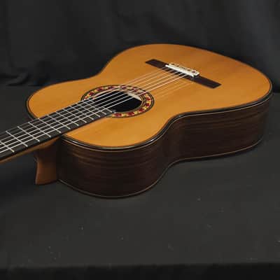 New Jose Ramirez Cedar Guitarra del Tiempo Studio Classical Nylon String Guitar w/ Logo'd Hard Case image 14