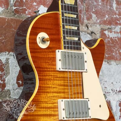Orville Les Paul LPS-80F Photo Flame 1998 Cherry Sunburst MIJ Japan image 3
