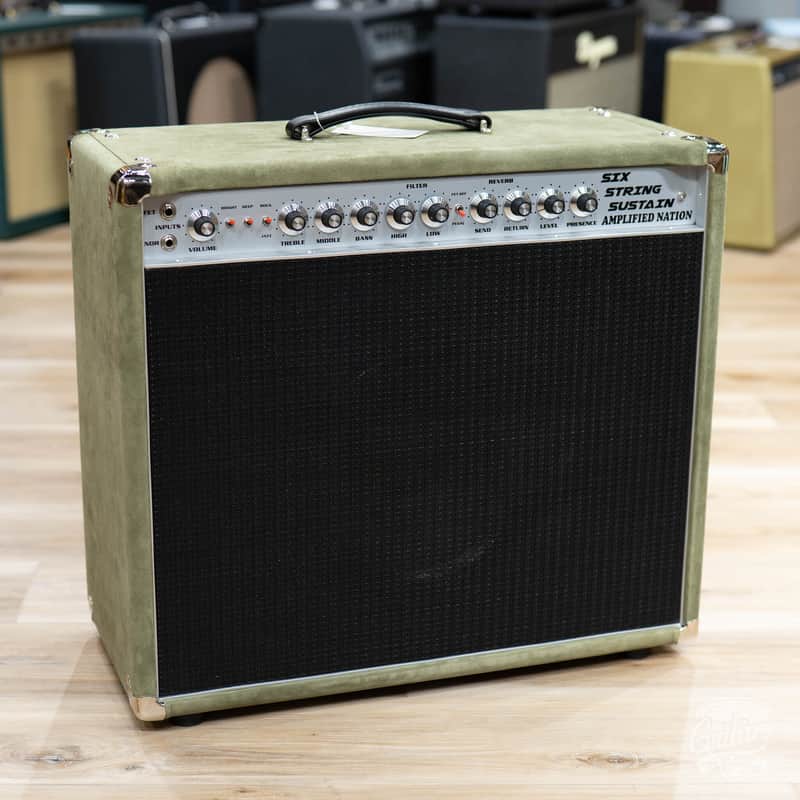 Amplified Nation Six String Sustain 50W 112 Combo – Moss Suede image 1