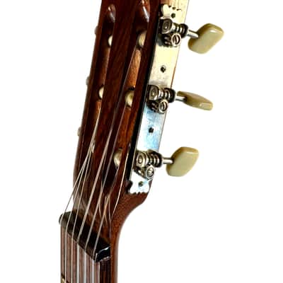 French Luthier Classical Guitar Natural 1960's image 16