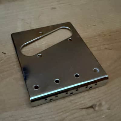 Squier Telecaster Bridge Plate - Top Loading 2000's - Chrome image 4
