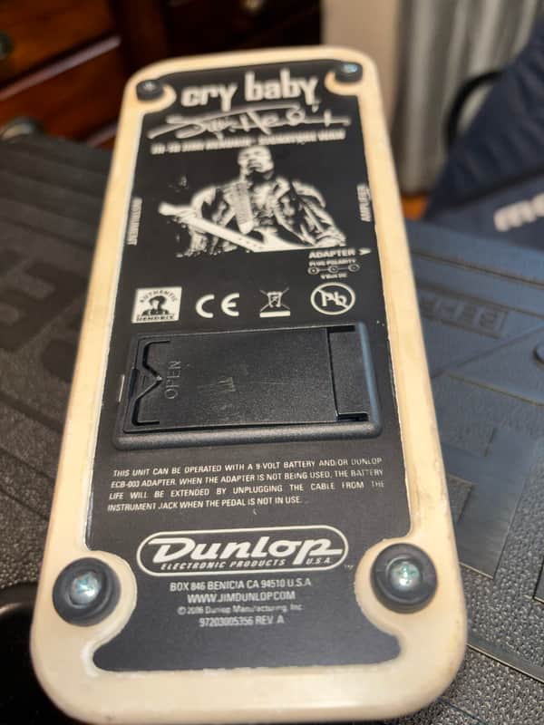Dunlop JH-1B Jimi Hendrix Signature Cry Baby Wah 2006 - 2009