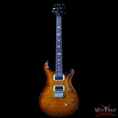 2023 Paul Reed Smith PRS Wild West Guitars 2023 Special Run CE 24 Painted Black Neck 57/08 Pickups Violin Amber Sunburst image 3