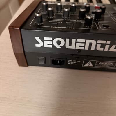 Sequential Prophet-6 49-Key 6-Voice Polyphonic Synthesizer 2018 - 2020 - Black with Wood Sides image 4