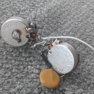 Set 1976 Fender Mustang Jazz Musicmaster bass pots harness jack image 2