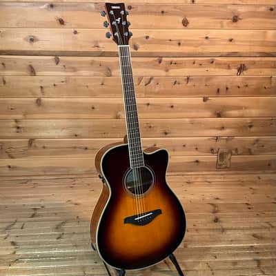 Yamaha FSC-TA TransAcoustic Guitar- Brown Sunburst image 2