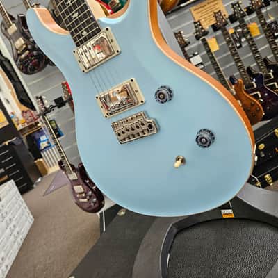 PRS CE 24 Standard Satin 2023 - Powder Blue with Natural Back image 3