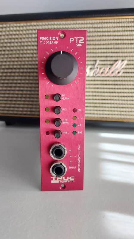 True Systems pT2 500 Series Precision Mic Preamp (RARE) image 1