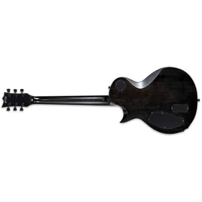 ESP LTD EC-1000 Piezo QM See Thru Black STBLK Electric Guitar EC1000 EC 1000 - Brand New - Korea image 2