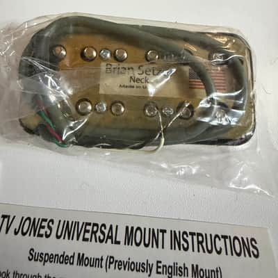 TV Jones Brian Setzer Bridge Pickup - Nickel/Chrome image 2