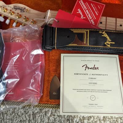 Fender James Burton Telecaster Guitar, Maple Fingerboard, Red Paisley Flames USA image 7