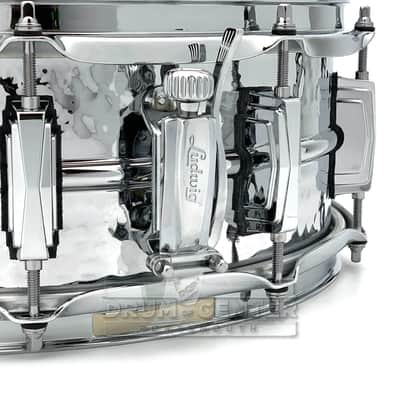 Ludwig LM400K Supraphonic Snare Drum 14x5 Hammered image 2