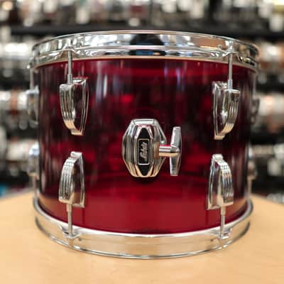 Vintage 70s Ludwig 9x13" Vistalite Tom (Red Acrylic) image 10