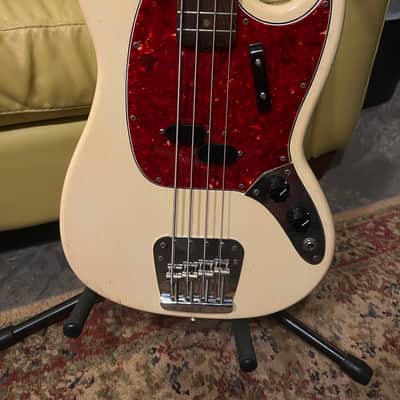 Fender Mustang Bass 1966 Olympic White image 4