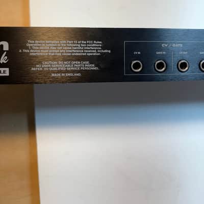 Novation Bass Station Rack Monophonic Synthesizer 1994 - Black Analog Synth MIDI CV Converter image 14