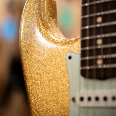 Fender Greg Fessler 1964 Gold Sparkle Relic Stratocaster LTD Custom Shop Limited Edition image 14