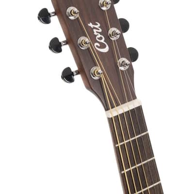 Cort EARTHGO-OP Earth Series Go Hyvibe Acoustic Electric Guitar. Open Pore Natural DIRECT SHIP image 4
