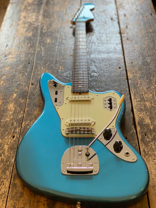 Fender Japan Limited Edition Traditional 60's Jaguar FSR Lake Placid Blue MIJ image 1