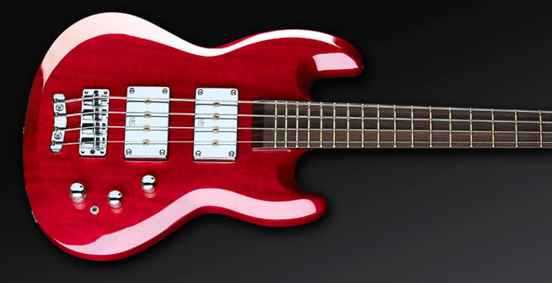 Warwick Jack Bruce Signature Survivor Fretted 4 String Electric Bass Guitar Burgundy Red Stain image 1