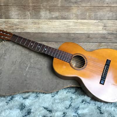 c. 1920 Chicago-made Parlor Guitar by Montgomery Ward & Co image 14