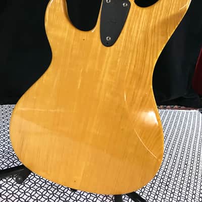 G&L 1992 USA L5000 5-String Electric Bass Guitar With Hardshell Case - Natural image 4