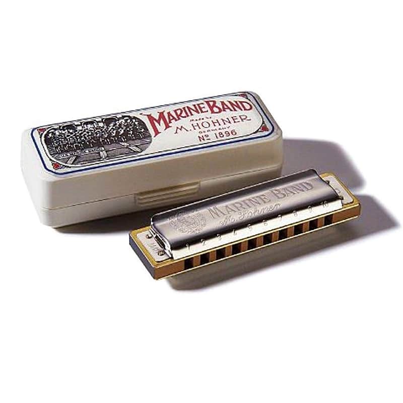 Hohner 1896BX-D Marine Band 1896 Classic Harmonica - Key of D image 1
