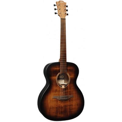 Lag T70A-B&B | Auditorium Acoustic Guitar. Black & Brown. New with Full Warranty! image 2