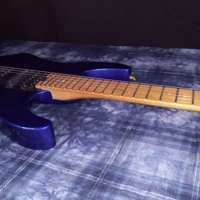 MINT!! Charvel Pro-Mod DK24 HSH 2PT CM Caramelized Maple Neck Mystic Blue 7.4lbs! / Authorized Dealer SAVE image 10