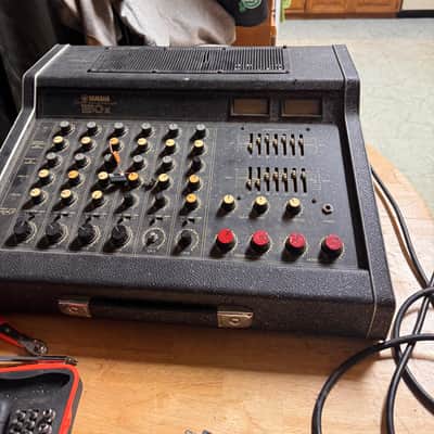 Vintage Yamaha EM 150 II B Powered 6 Channel Mixer w Reverb | Reverb