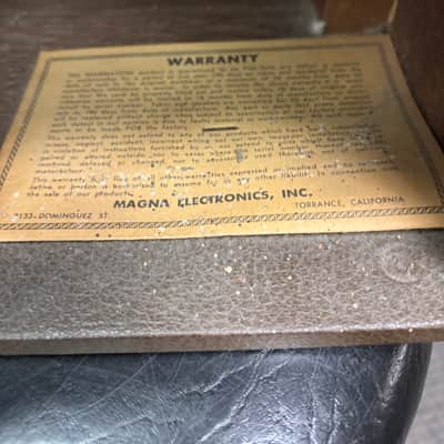 Vintage Magnatone 210 1959 1X8” Tube Amp Vibrato image 7