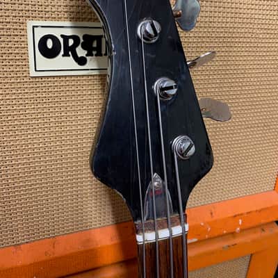 Vintage 1960s WEM Sapphire 2-Pickup Left Handed Sunburst Electric Bass Guitar image 13