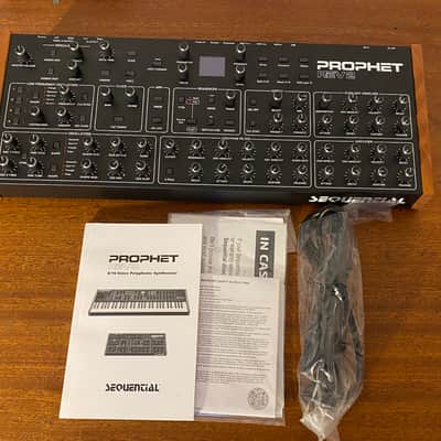 Sequential Prophet Rev2 Desktop 8-Voice Polyphonic Synthesizer 2018 - Present - Black with Wood Sides image 2