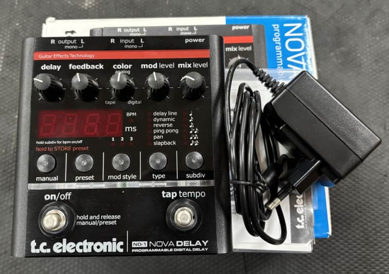 Tc Electronic ND1 Nova Delay Digital delay pedal effect image 1