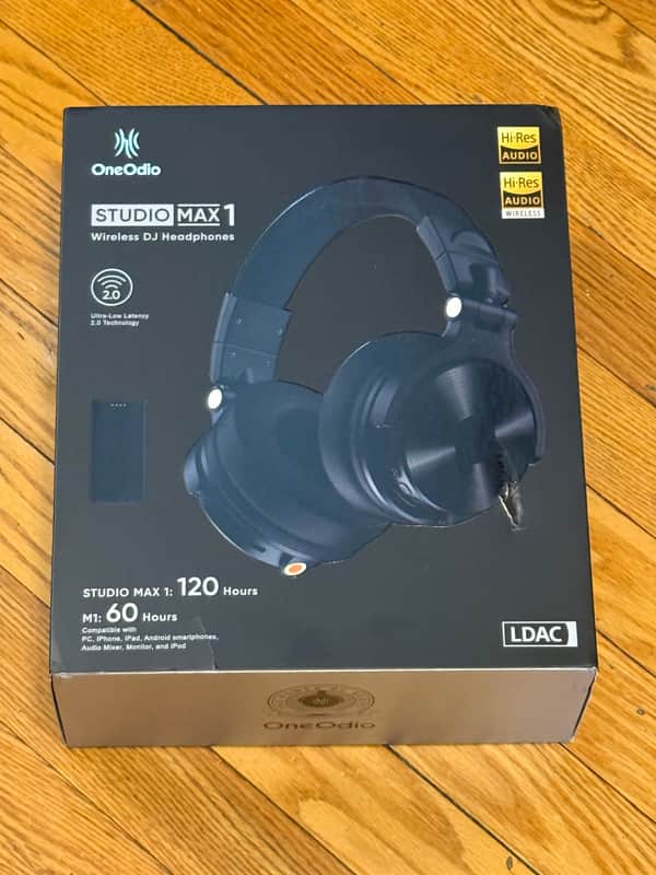 OneOdio Studio Max 1 Wireless Over-Ear DJ Headphones - Real Game Changer - OPEN BOX - GREAT CONDITION. image 1