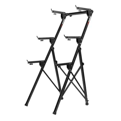 Gator Frameworks Keyboard Stands Series A-Frame Style with 3-Tiers and Adjustable Arm Width, Height, & Depth image 2