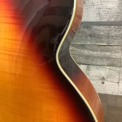 Washburn J5TSK Hollowbody Electric Guitar - Sunburst image 7
