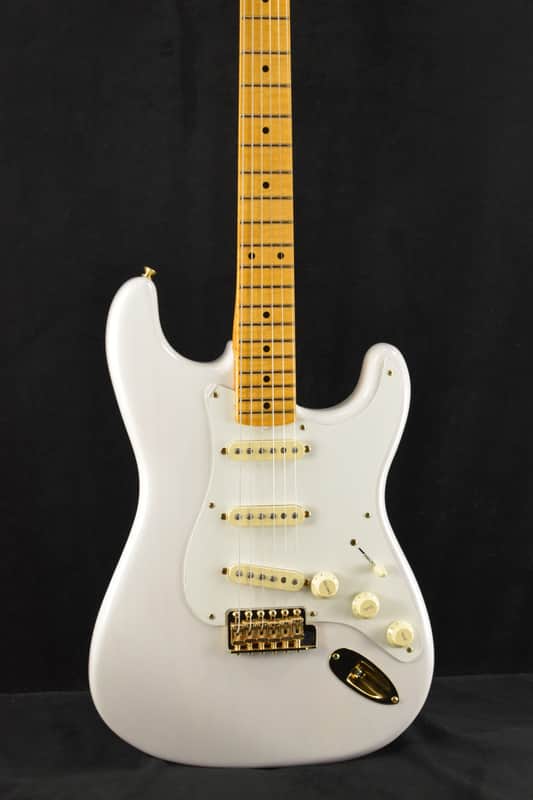 Fender Limited Edition American Vintage II 1957 Stratocaster Flame Maple Fingerboard White Blonde image 1