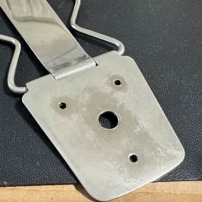 Gibson Vintage 1959 Gibson ES-175 Nickel Zig Zag Tailpiece 1957 1958 1960 1961 image 4