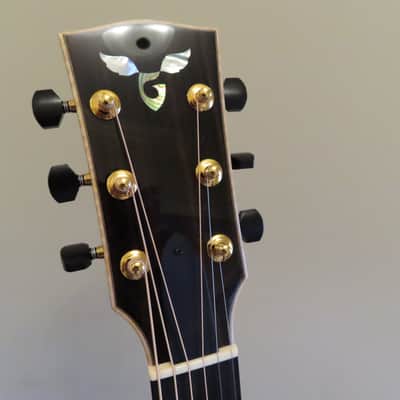 Goodall master Cedar/ AAA Claro Walnut Concert Jumbo Cutaway, with case. image 5