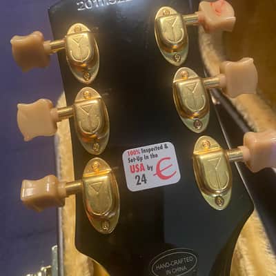 Epiphone ****NEW OPEN BOX****Joe Bonamassa Black Beauty Les Paul Custom Outfit 2020 - Present - Ebony image 10