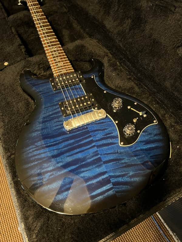 PRS Mira 2008 Flamed Maple Top, Blue Blackburst image 1