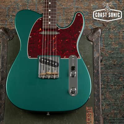 2023 Fender FSR Hybrid II Telecaster Sherwood Green w/ Matching Headstock Made in Japan image 5