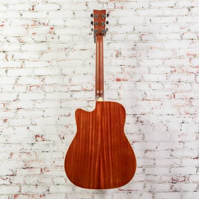Yamaha FGC-TA TransAcoustic Cutaway Acoustic-electric Guitar - Vintage Tint image 9