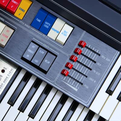 (Video) *Serviced* c.1970s Welson Meteor Super Rare Vintage Italian Combo Organ w/ Roland Style Magic Band Rhythm Drum Machine Section, Lid & Case | Italian Synthesiser Analog Synth Organ Double Manual Bass Made in Italy image 3