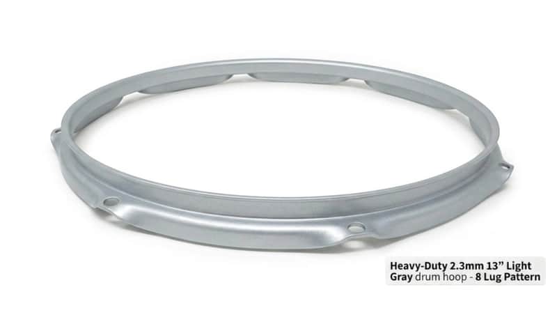 Dolby 13” Gray Hoop 8 Lug 2.3 mm Heavy Duty Triple Flange image 1