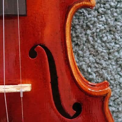 RESTORED KARL HOFNER 3/4 TRADE VIOLIN MADE IN BUBENREUTH GERMANY WITH SOFT CASE, BOW & SHOULDER REST imagen 11