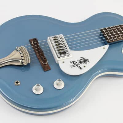 1965 Supro Sahara 70 Wedgewood Blue Metallic image 2